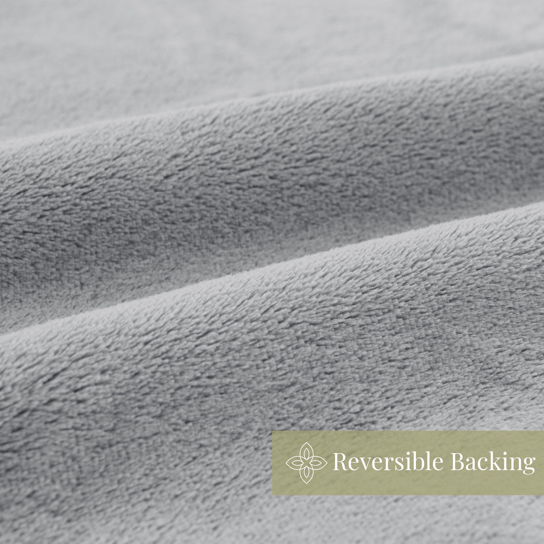 Luxe Grey Mink Faux Fur Throw Blanket, Plush, Modern Jacquard Texture, Oversized, 50”x70”, with Premium Gift Box