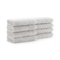 Aegean Chic Terry Border Solid Bath Towels