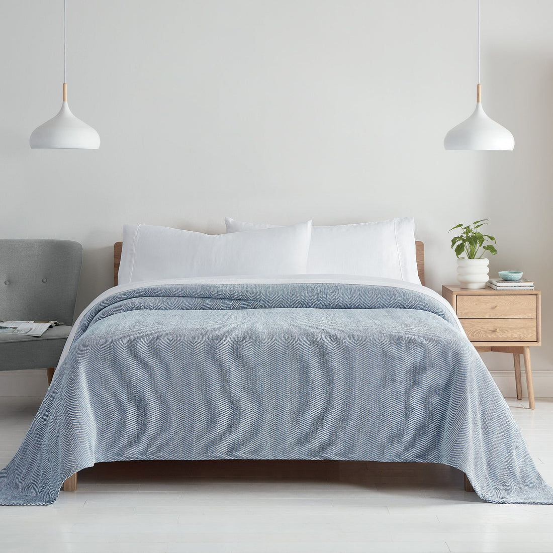 Ornate Cotton Chenille Blankets & Throws