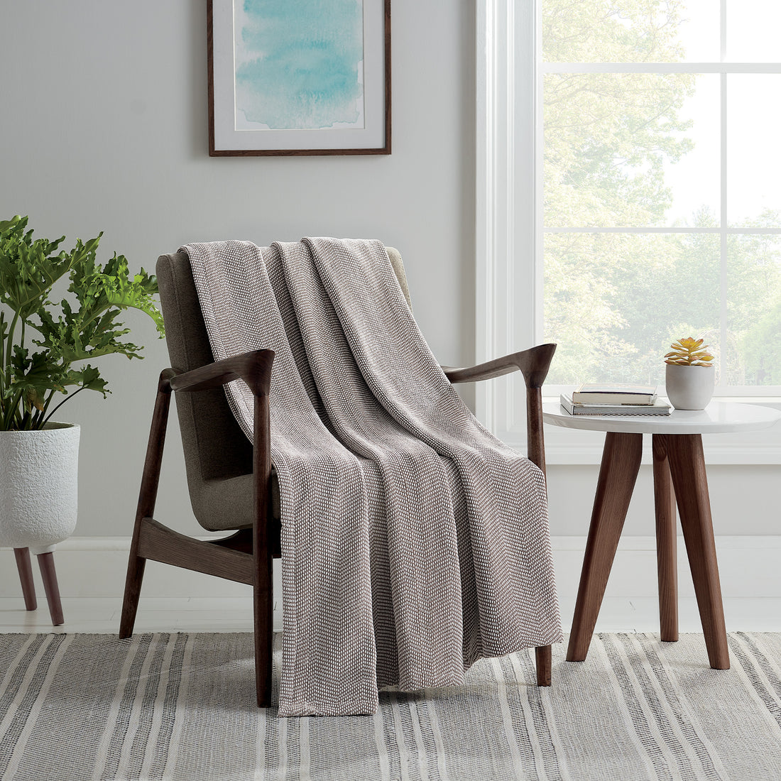 Ornate Cotton Chenille Blankets & Throws