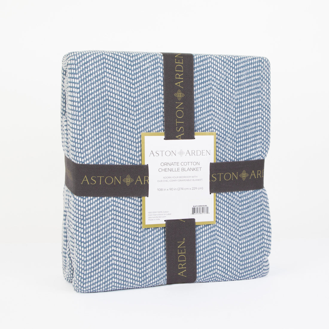 Ornate Cotton Chenille Blankets & Throws