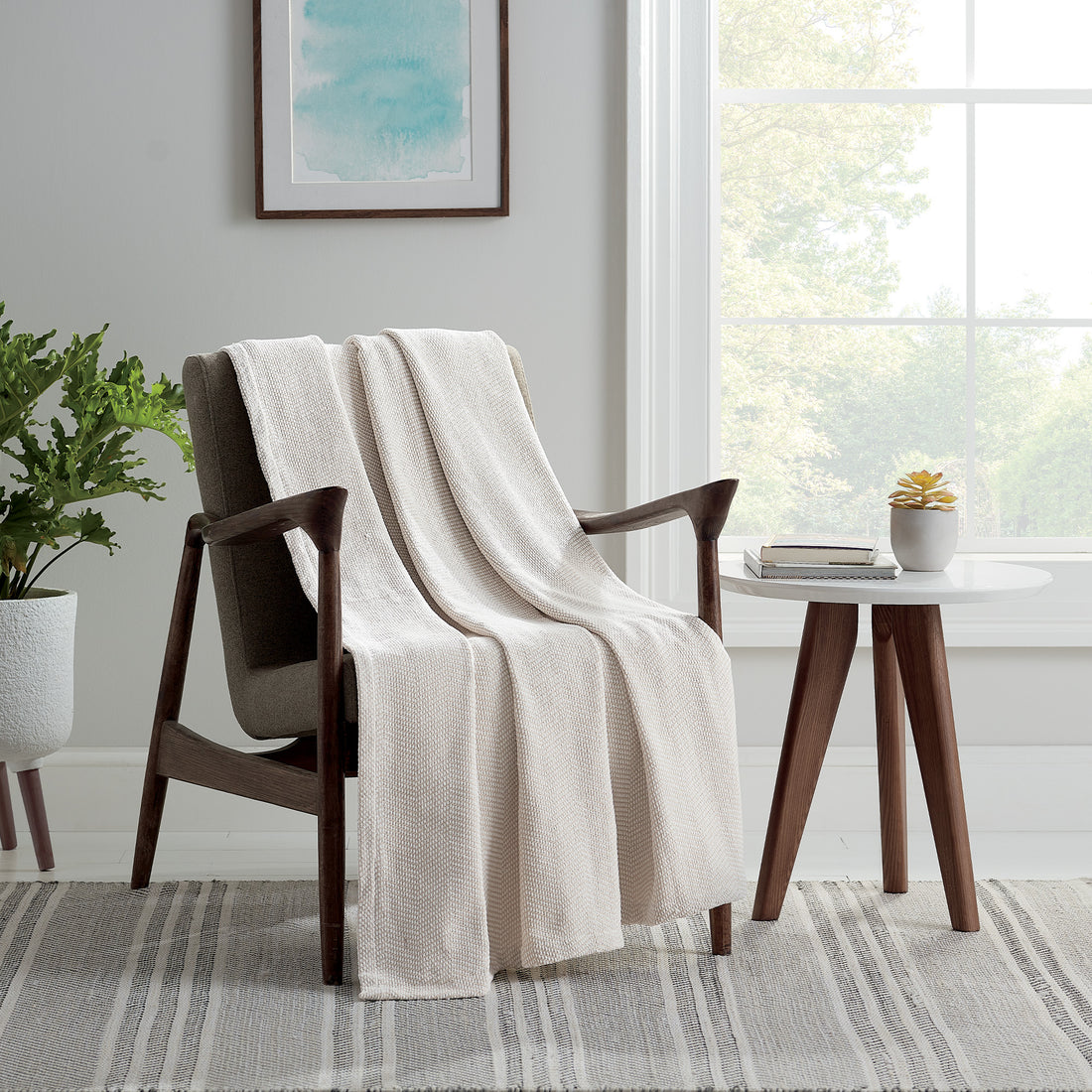 Ornate Cotton Chenille Blankets & Throws