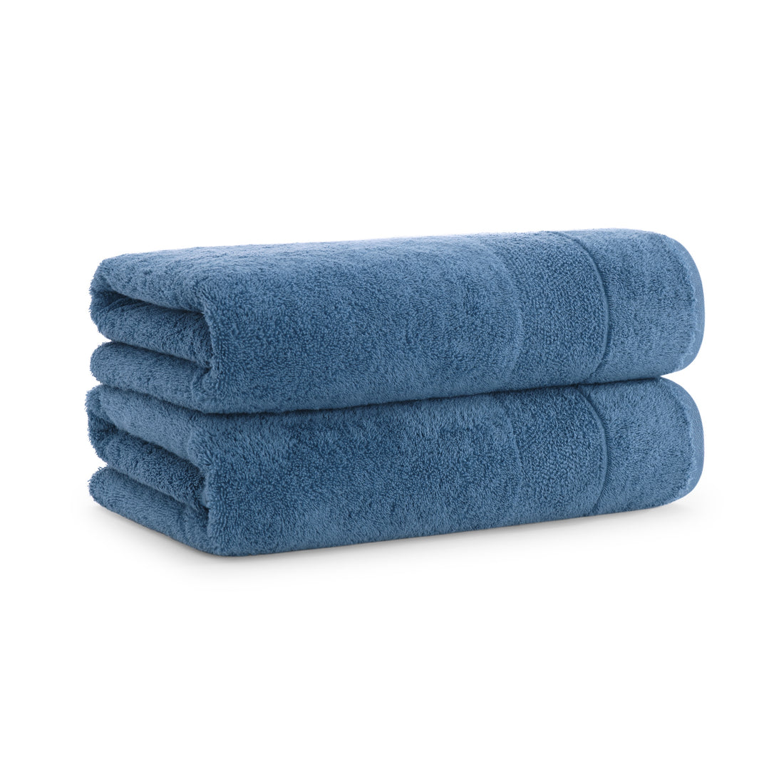Aegean Chic Terry Border Solid Bath Towels