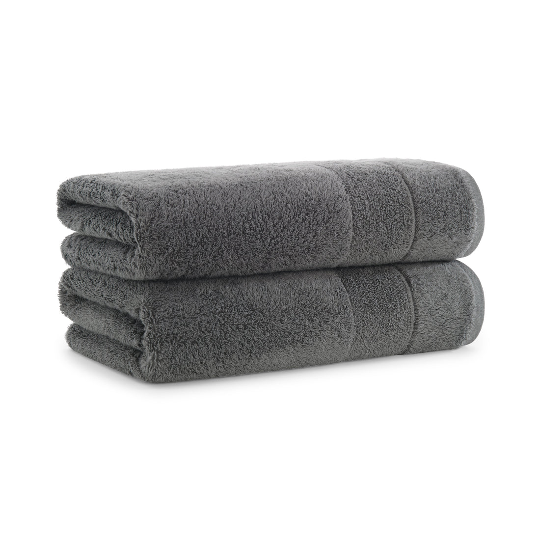 Aegean Chic Terry Border Solid Bath Towels