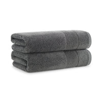 Aegean Chic Terry Border Solid Bath Towels