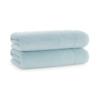 Aegean Chic Terry Border Solid Bath Towels