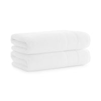 Aegean Chic Terry Border Solid Bath Towels