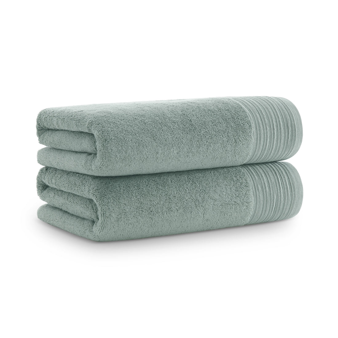 Anatolia Linen Border Bath Towels
