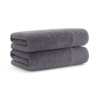 Anatolia Linen Border Bath Towels