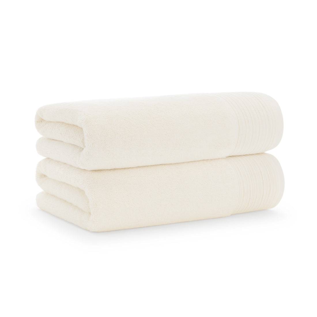 Anatolia Linen Border Bath Towels