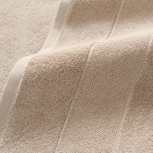Aegean Chic Terry Border Solid Bath Towels