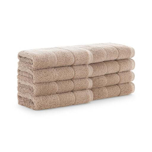 Aegean Chic Terry Border Solid Bath Towels