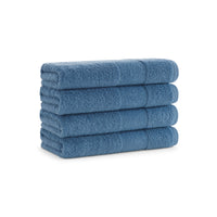 Aegean Chic Terry Border Solid Bath Towels