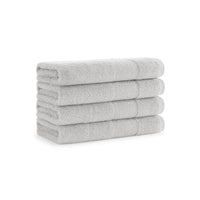Aegean Chic Terry Border Solid Bath Towels