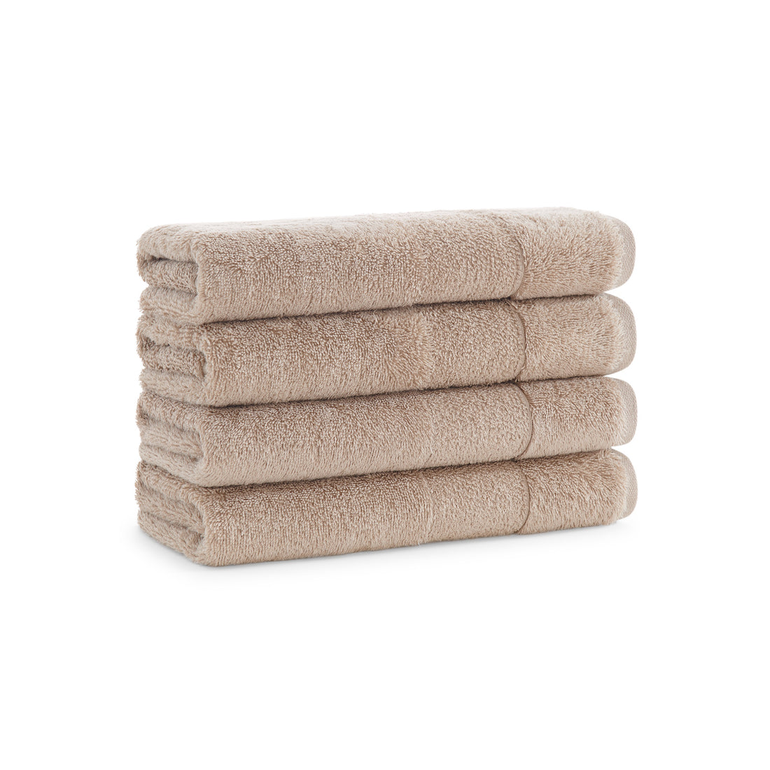 Aegean Chic Terry Border Solid Bath Towels