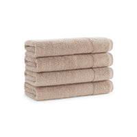 Aegean Chic Terry Border Solid Bath Towels