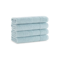 Aegean Chic Terry Border Solid Bath Towels