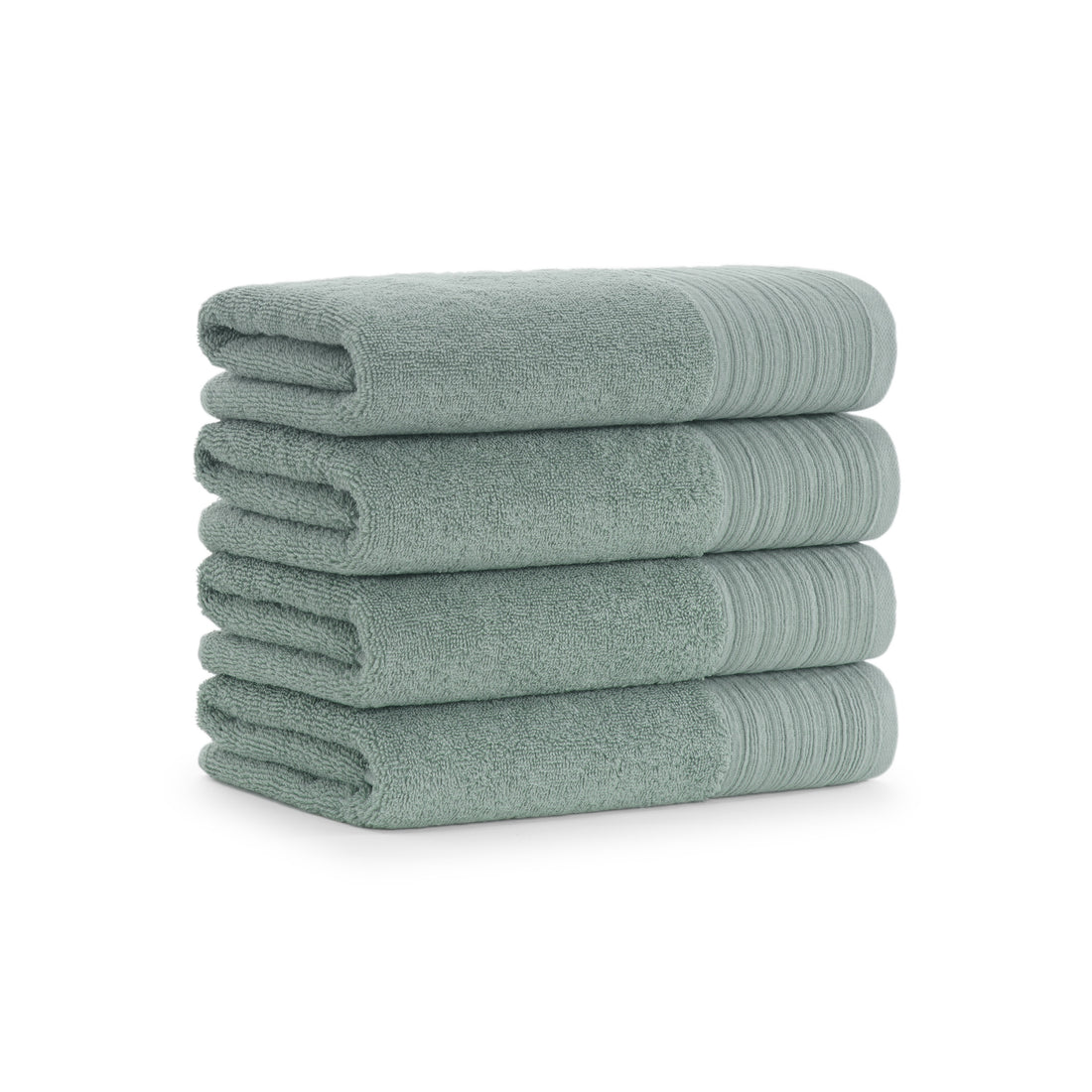 Anatolia Linen Border Bath Towels