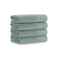 Anatolia Linen Border Bath Towels
