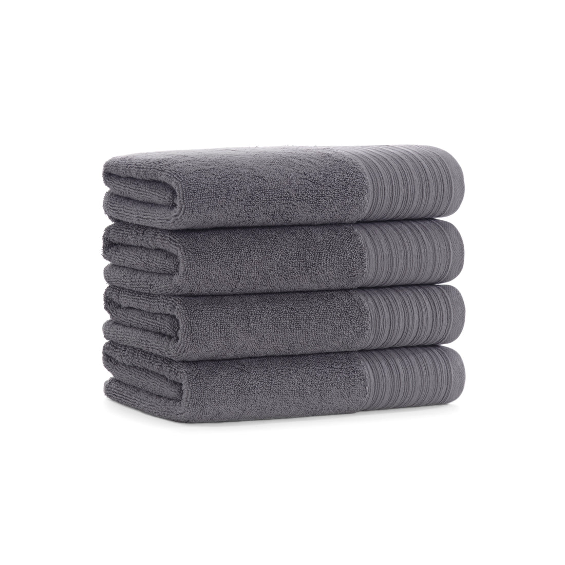 Anatolia Linen Border Bath Towels