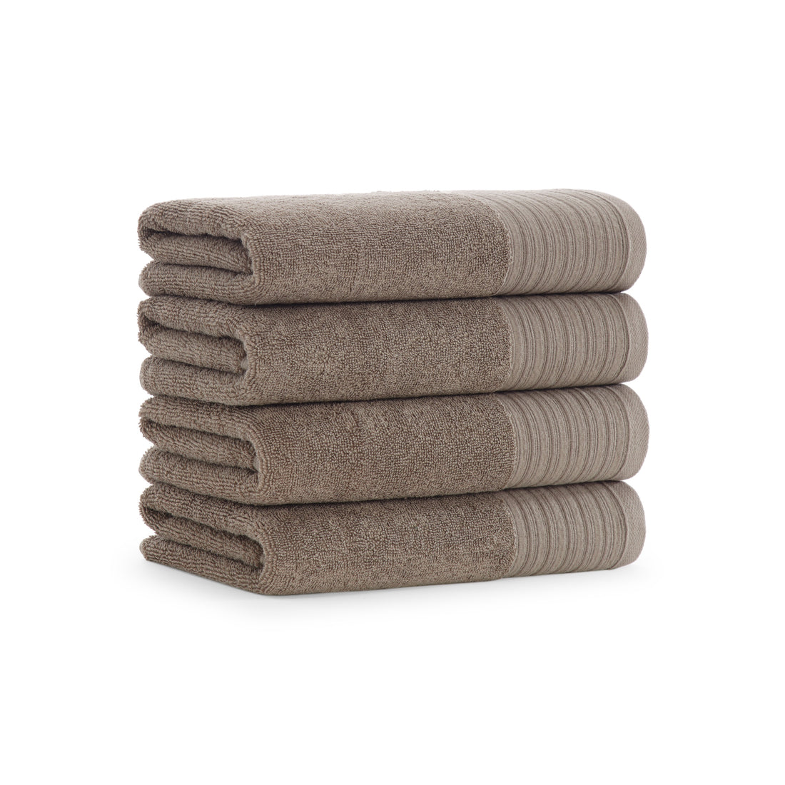 Anatolia Linen Border Bath Towels