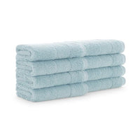Aegean Chic Terry Border Solid Bath Towels