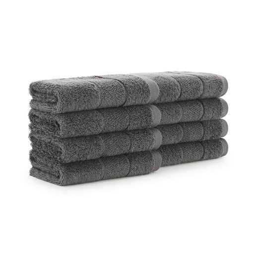 Aegean Chic Terry Border Solid Bath Towels