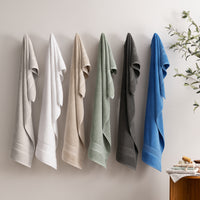 Recycled Turkish Color Matching Solid Bath Towels