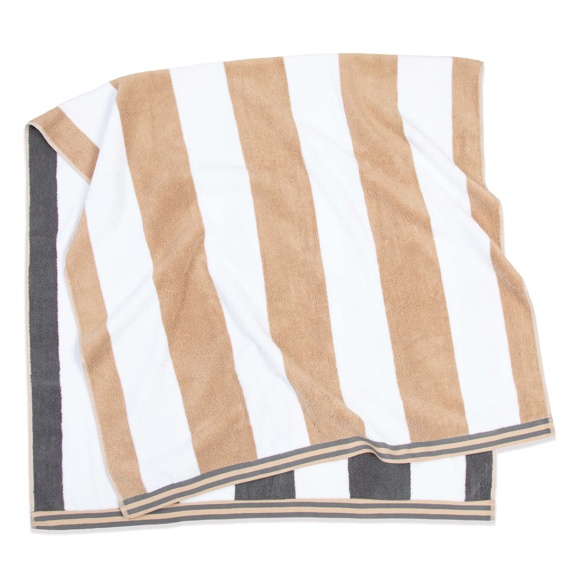Aston and Arden Striped Reversible Oversized Thick Beach Towel